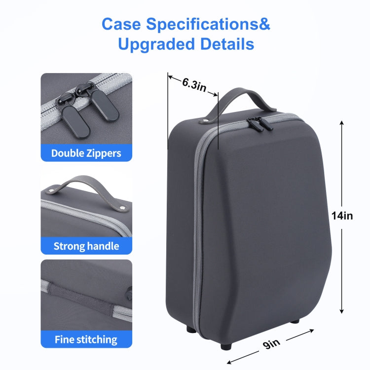 JYS JYS-P5157 For PS VR2 Can Store VR Glasses+Handle Shockproof and Anti-pressure Storage Bag - free shipping - PMC TechLife - Order now!