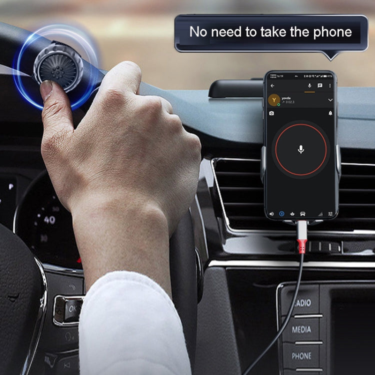 For ZELLO Wireless Bluetooth Push Button Car Riding Transmitter(Black) - Bluetooth Car Kits by PMC TechLife | Online Shopping South Africa | PMC TechLife