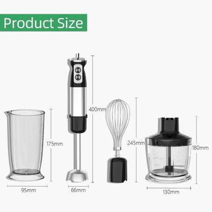 6-in-1 600W Multifunctional  Electric Blender Stainless Steel Food Cooking Stick EU Plug - Stirrer & Squeezer by PMC Jewellery | Online Shopping South Africa | PMC Jewellery | Buy Now Pay Later Mobicred