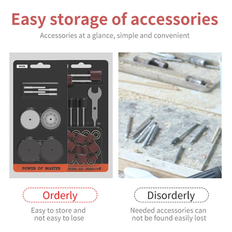 HILDA 17pcs /Set Woodworking Angle Mill Accessories Grinding Accessories Set - Abrasive Tools & Accessories by HILDA | Online Shopping South Africa | PMC TechLife | Buy Now Pay Later Mobicred