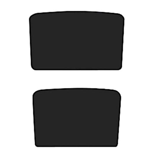 2pcs /Set For Tesla Model Y Ice Crystal Sunshade Car Roof Front And Rear Sunroof Shade(Black) - Window Foils & Solar Protection by PMC Jewellery | Online Shopping South Africa | PMC Jewellery | Buy Now Pay Later Mobicred