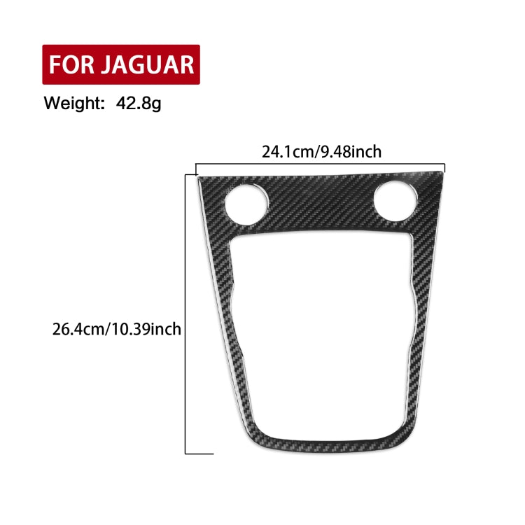 For Jaguar F-TYPE 2013+ Left And Right Drive Universal Gear Frame Sticker(Black) - Car Interior Mouldings by PMC Jewellery | Online Shopping South Africa | PMC Jewellery | Buy Now Pay Later Mobicred