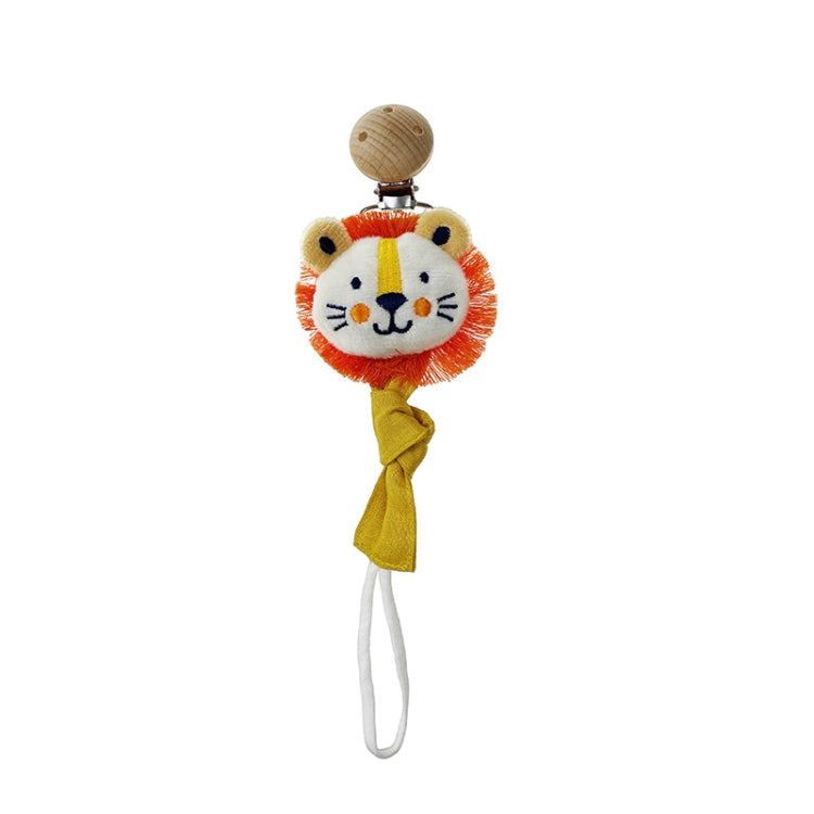 Animal Head Pacifier Chain Newborn Pacifier Clip, Style: Lion - Cups & Silicone Nipple by PMC TechLife | Online Shopping South Africa | PMC TechLife | Buy Now Pay Later Mobicred