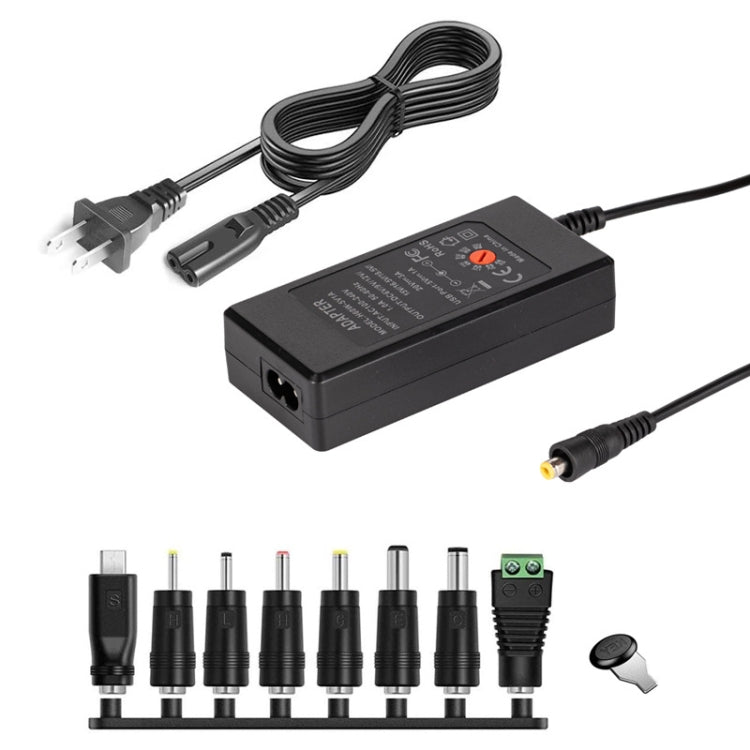 65W 6-20V Adjustable 3A DC Power Adapter Charger, Specification: US Plug - Universal Power Adapter by PMC TechLife | Online Shopping South Africa | PMC TechLife | Buy Now Pay Later Mobicred