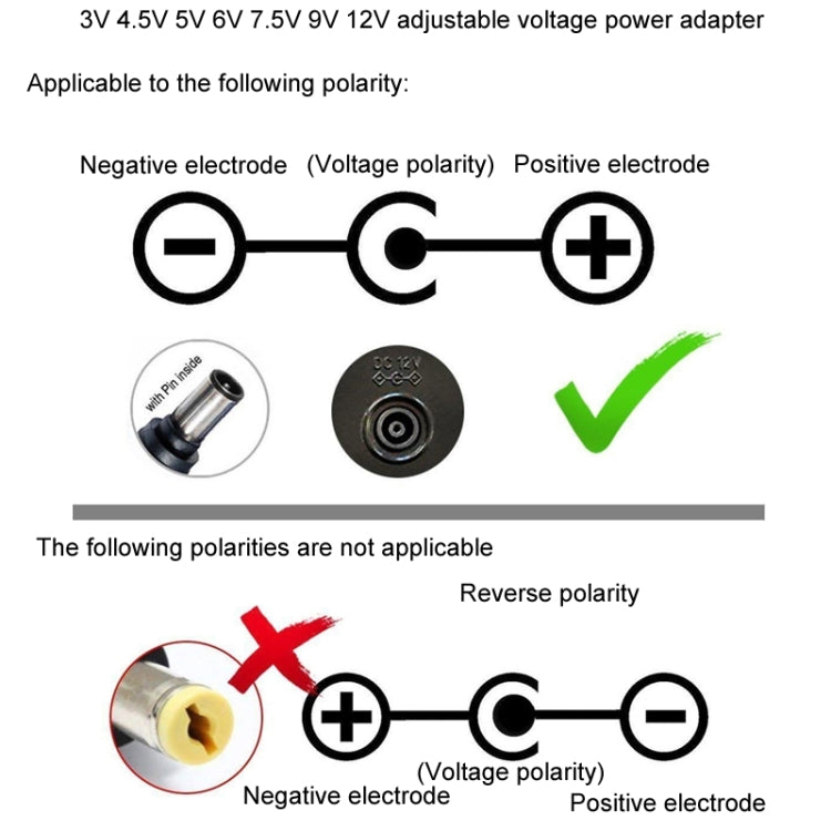 65W 6-20V Adjustable 3A DC Power Adapter Charger, Specification: US Plug - Universal Power Adapter by PMC TechLife | Online Shopping South Africa | PMC TechLife | Buy Now Pay Later Mobicred