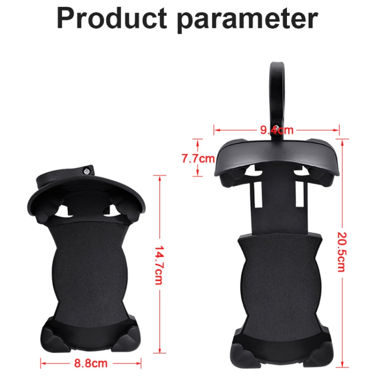 Motorcycle Sunshade Rainproof Mobile Phone Holder, Shape: Charging Mirror Holder 5V-3.1A - Holder by PMC Jewellery | Online Shopping South Africa | PMC Jewellery | Buy Now Pay Later Mobicred