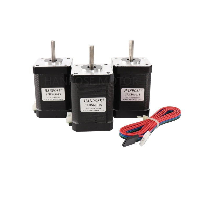 HANPOSE  17HS6401S 12V 1.7A 60mm 70N.cm  4-lead Stepper Motor - Parts by HANPOSE | Online Shopping South Africa | PMC TechLife | Buy Now Pay Later Mobicred