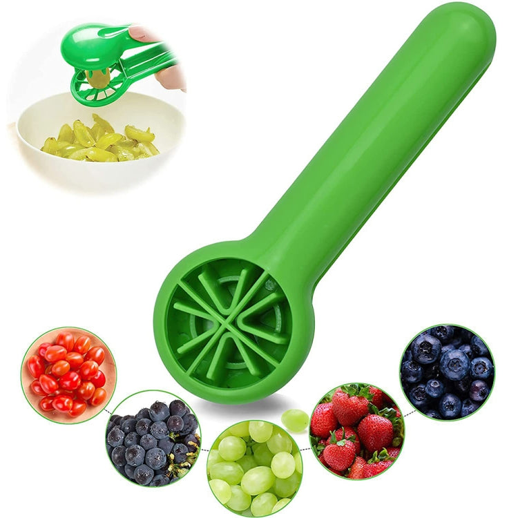 Grape Slicer Convenient Household Blueberry Strawberry Slicer Kitchen Tools(Green) - Cutter & Peeler by PMC Jewellery | Online Shopping South Africa | PMC Jewellery