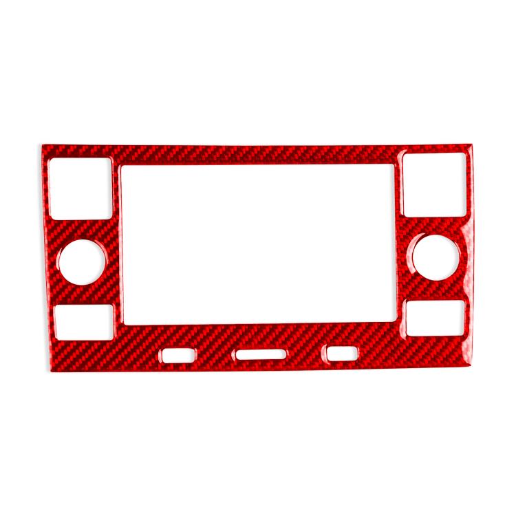 For Volkswagen Sagitar 2019-2023 Left-hand Drive Multimedia Panel Sticker(Red) - Car Interior Mouldings by PMc TechLife | Online Shopping South Africa | PMc TechLife | Buy Now Pay Later Mobicred