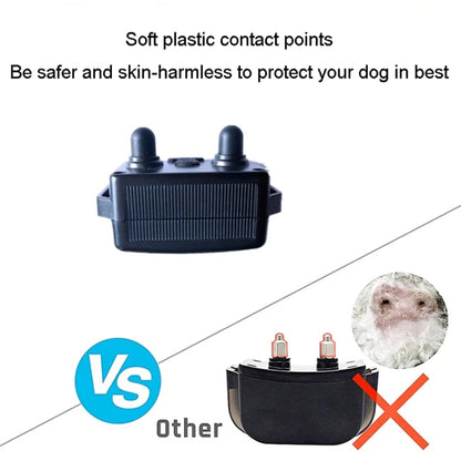 800m Remote Control Dog Trainer Stop Barker Electrical Shock Vibration Pet Collar(Black) - Training Aids by PMC Jewellery | Online Shopping South Africa | PMC Jewellery