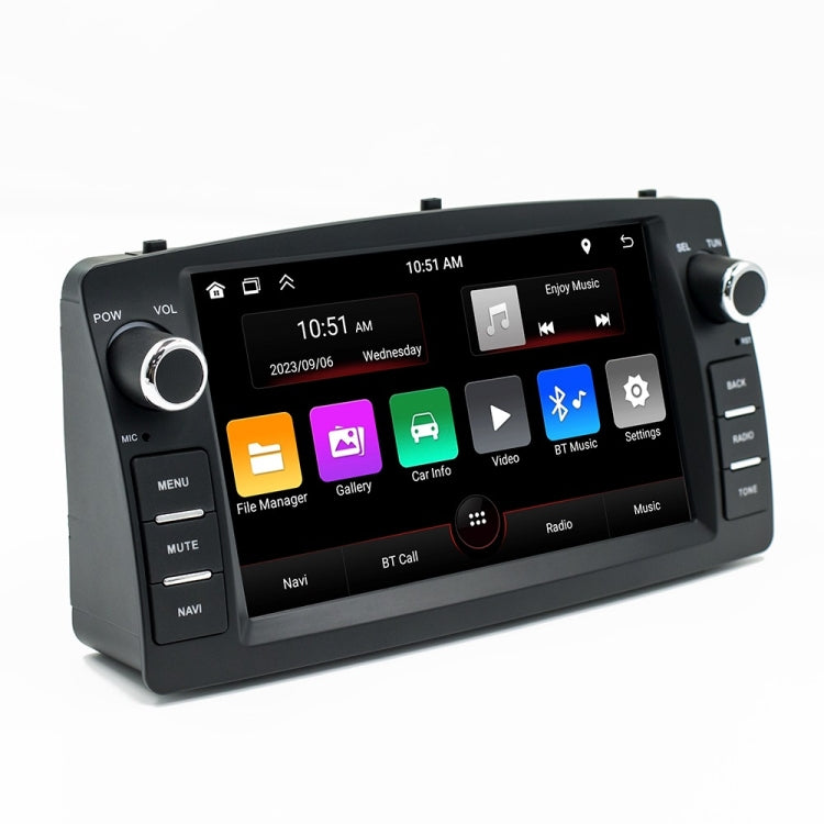 For BYD F3 7 inch Car Android Navigation Bluetooth FM Radio, Memory: 1+32G - Car MP3 & MP4 & MP5 by PMC Jewellery | Online Shopping South Africa | PMC Jewellery | Buy Now Pay Later Mobicred