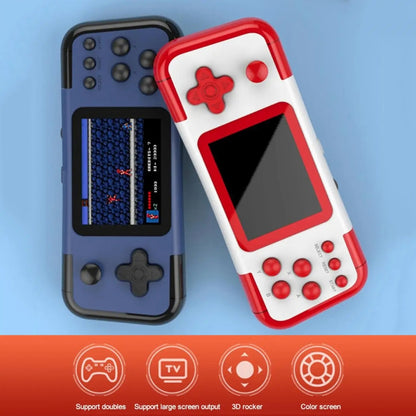 A12 3.0-Inch HD Colorful Screen Retro Handheld Game Console With 666 Built-In Games, Model: Single Blue Red - Pocket Console by PMC Jewellery | Online Shopping South Africa | PMC Jewellery | Buy Now Pay Later Mobicred