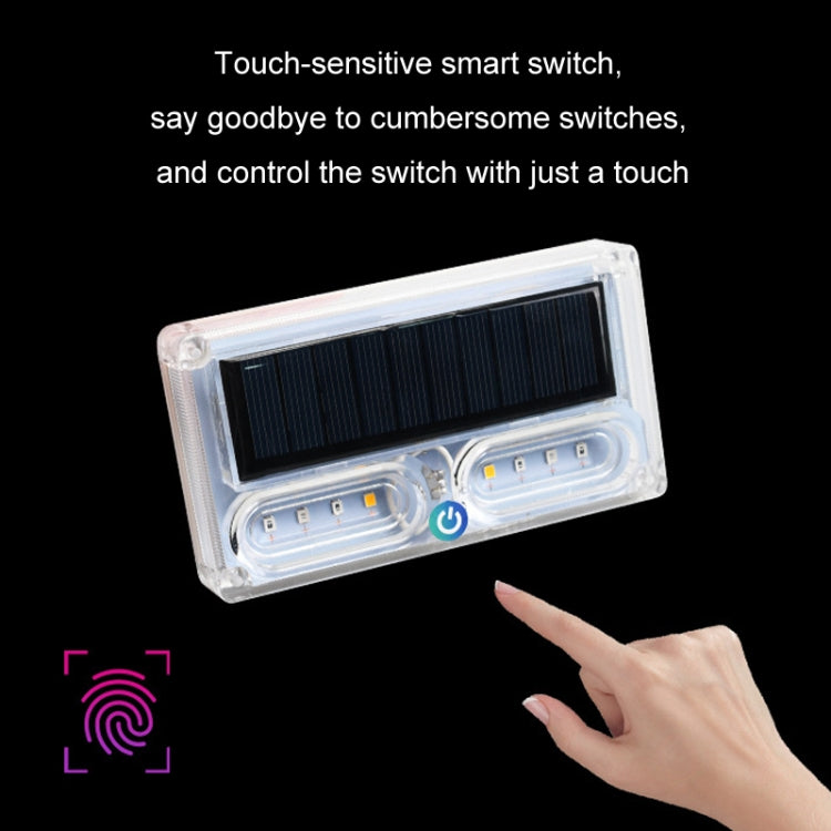 Car Solar Warning Light Anti-rear Collision LED Tail Light(Strong Magnetic) - Warning Lights by PMC TechLife | Online Shopping South Africa | PMC TechLife | Buy Now Pay Later Mobicred