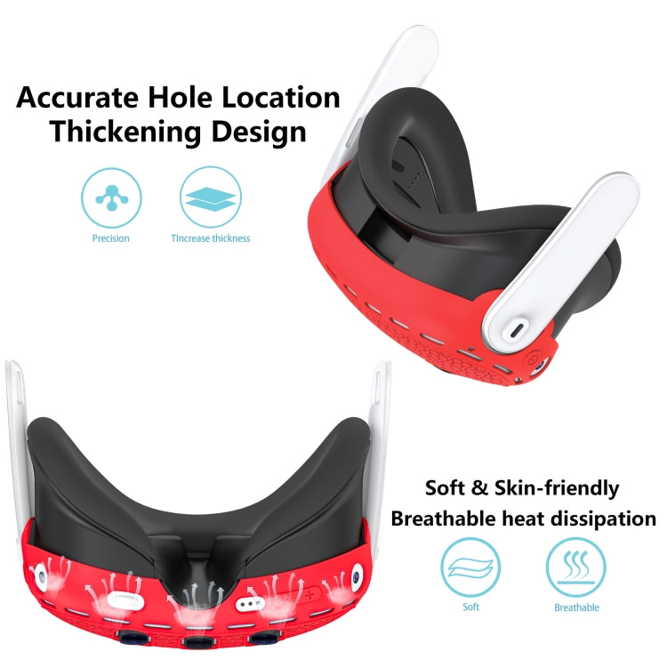 For Meta Quest 3 VR Host Silicone Protective Case Smart Device Accessories(Black) - VR Accessories by PMC TechLife | Online Shopping South Africa | PMC TechLife