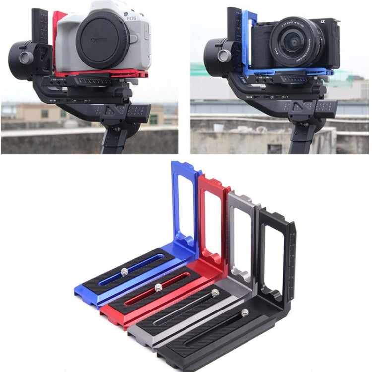 Universal Camera L Shape Bracket Quick Release Plate for Camera RSC2 / RS3 Stabilizers, Spec: L-440 Black - L-Bracket by PMC TechLife | Online Shopping South Africa | PMC TechLife | Buy Now Pay Later Mobicred