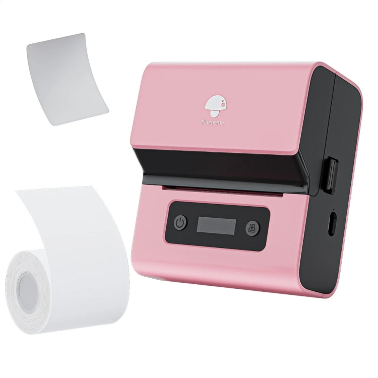 Phomemo M221 Thermal Wireless Label Printer Barcode Bluetooth Label Maker(Pink) - free shipping - PMC TechLife - Order now!