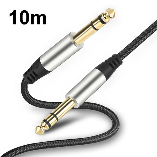 10m Audio Mixing Console Amplifier Drum Connection Cable 6.35MM Male To Male Audio Cable 28AWG OD4.0MM(Silver) - Microphone Audio Cable & Connector by PMC Jewellery | Online Shopping South Africa | PMC Jewellery | Buy Now Pay Later Mobicred