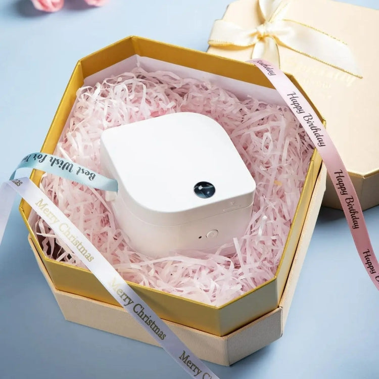 For Phomemo P12 / P12 Pro 12mm x 2m Thermal Transfer Label Ribbon(Black Word On Pink) - Printer Accessories by PMC TechLife | Online Shopping South Africa | PMC TechLife | Buy Now Pay Later Mobicred