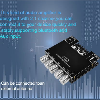 ZK-MT21 50W x 2+100W 2.1 Channel Bluetooth Digital Amplifier Module - Breadboard / Amplifier Board by PMC Jewellery | Online Shopping South Africa | PMC Jewellery