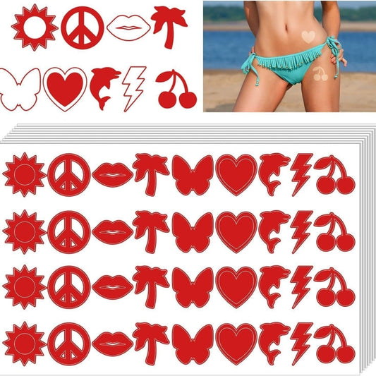 360pcs /Pack Style 8 Tanning Sunbathing Stickers Self Adhesive Body Stickers - Sticker & Tags by PMC Jewellery | Online Shopping South Africa | PMC Jewellery | Buy Now Pay Later Mobicred