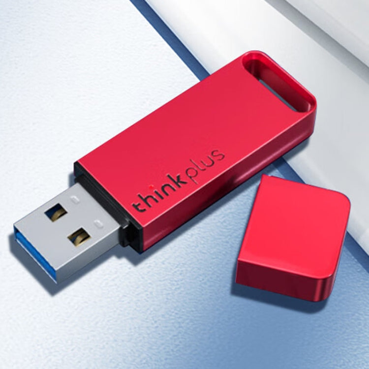 Lenovo Thinkplus TU100 USB3.1 High Speed Flash Drive Mini USB Memory Disk With Metal Plug And Cap, Capacity: 128G(Red) - USB Flash Drives by Lenovo | Online Shopping South Africa | PMC Jewellery | Buy Now Pay Later Mobicred