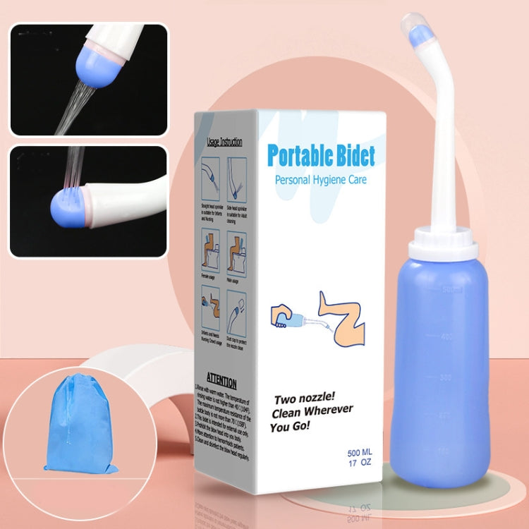 500ml  Portable Travel Bidet Bodily Peri Wash Bottle For Postpartum Care(Pink) - Others by PMC Jewellery | Online Shopping South Africa | PMC Jewellery | Buy Now Pay Later Mobicred