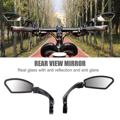 Motorcycle Wide View Rear View Mirror Bicycle Reflector, Color: Square Left - Side Mirrors by PMC Jewellery | Online Shopping South Africa | PMC Jewellery | Buy Now Pay Later Mobicred