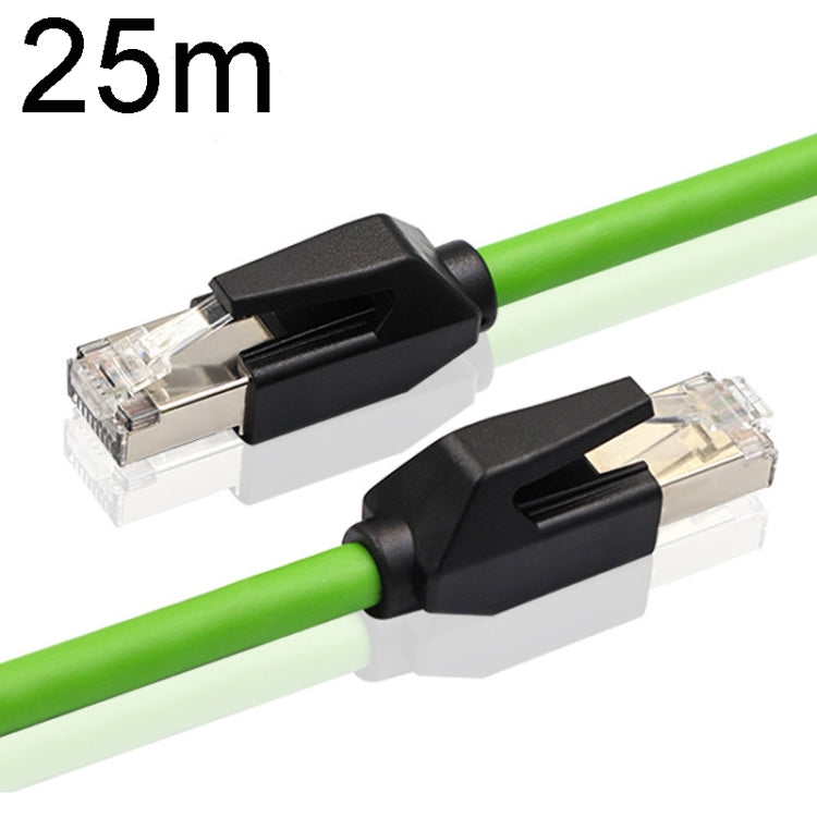 25m CAT6 Double Shielded Gigabit Industrial Cable Vibration-Resistant And Highly Flexible Drag Chain Cable - Lan Cable and Tools by PMC TechLife | Online Shopping South Africa | PMC TechLife