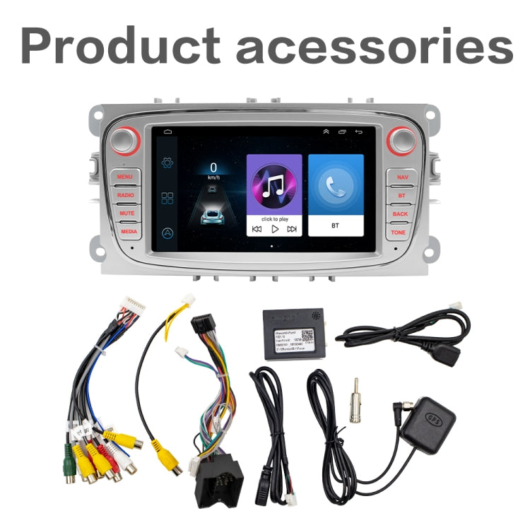 For Ford Focus 7 Inch HD Android Navigation Bluetooth RDS Radio, Size: 2+32G(Black) - Car MP3 & MP4 & MP5 by PMC Jewellery | Online Shopping South Africa | PMC Jewellery | Buy Now Pay Later Mobicred