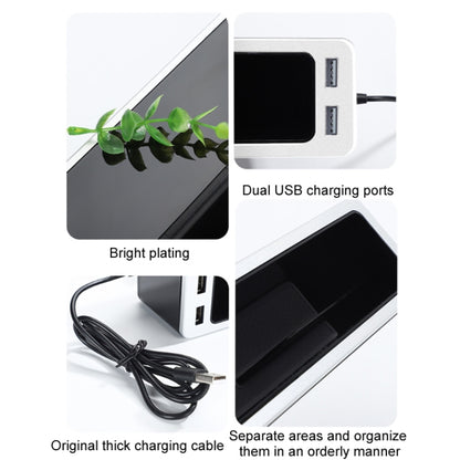 Car Seat Gap Storage Box with 2 USB Charging Port, Color:  Principal Driver Red - Stowing Tidying by PMC Jewellery | Online Shopping South Africa | PMC Jewellery | Buy Now Pay Later Mobicred