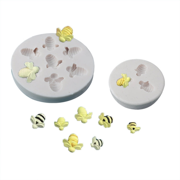 Little Bee Silicone Mold Fondant Chocolate Cake Mold, Spec: Mk-3172 Light Gray - Food Molds by PMC Jewellery | Online Shopping South Africa | PMC Jewellery