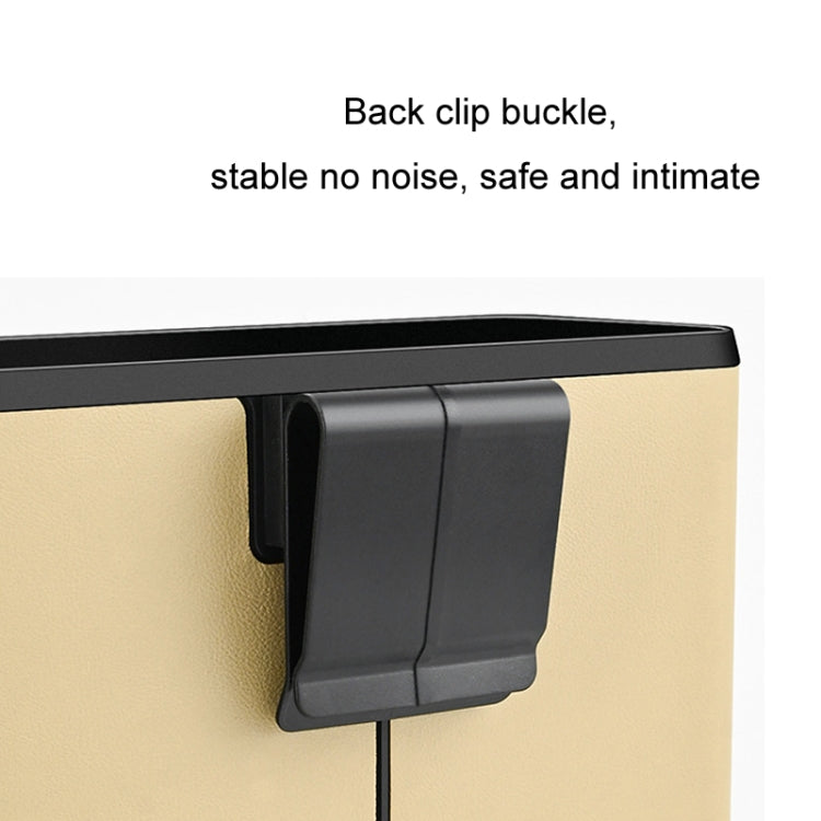 Car Seat Back Hanging Tissue Storage Box(Beige) - Stowing Tidying by PMC TechLife | Online Shopping South Africa | PMC TechLife | Buy Now Pay Later Mobicred