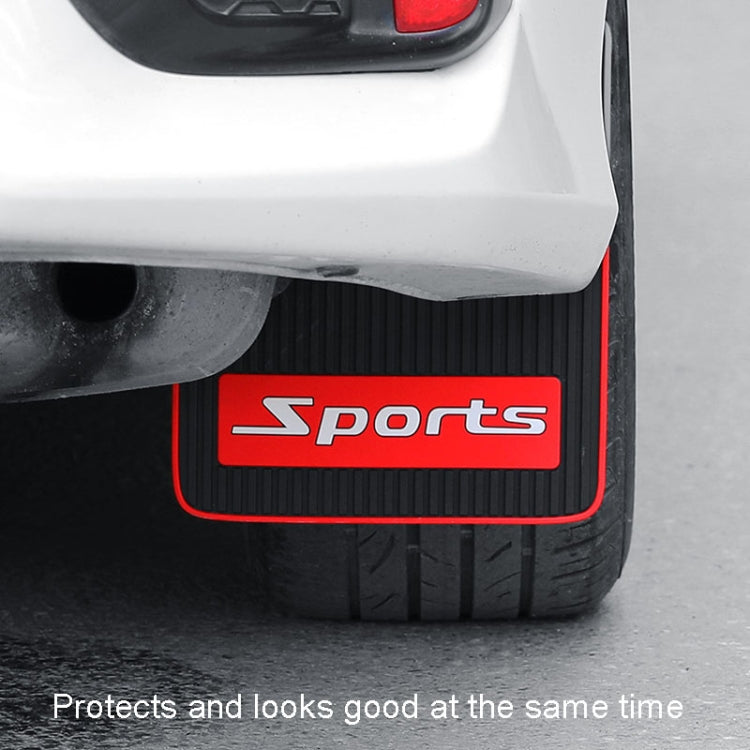 2pcs Car Tire Mud Flap Modification Plastic Anti-Splash Mud Flap, Style: Large Blank - Mudguards by PMC TechLife | Online Shopping South Africa | PMC TechLife | Buy Now Pay Later Mobicred