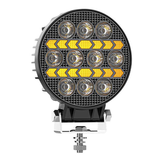 4 Inch Round Mixed Luminous Double Arrow Angel Eye Car Work Light(X4) - Work Lights by PMC Jewellery | Online Shopping South Africa | PMC Jewellery | Buy Now Pay Later Mobicred