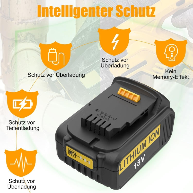 3000mAh For Dewalt DCB180 / DCB181 / DCB200 18V Electrical Tools Spare Battery - Electric Saws & Accessories by PMc TechLife | Online Shopping South Africa | PMc TechLife | Buy Now Pay Later Mobicred