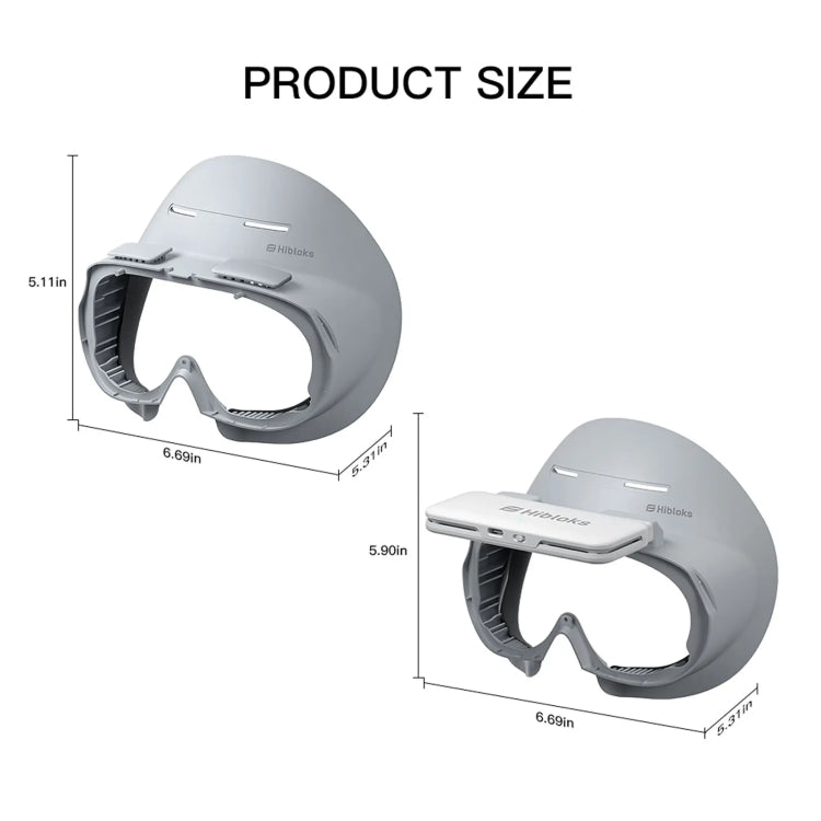 For PICO 4 Hibloks VR Glasses Face Cushion Protector Pad With Fan, Spec: 1pc Ice Silk - free shipping - PMC TechLife - Order now!