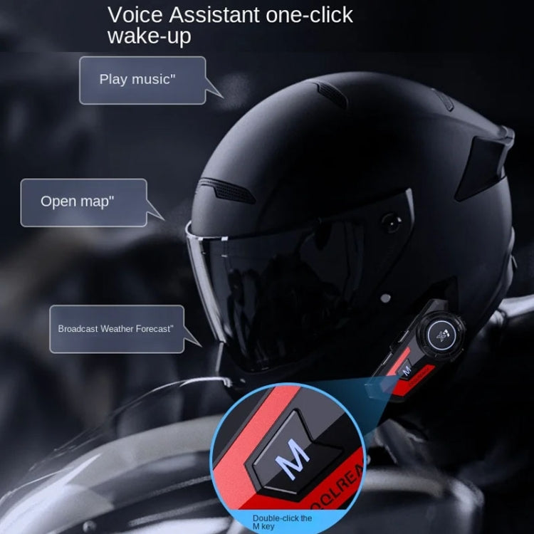 X7 Motorcycle Helmet Bluetooth Headset Riding Navigation Listening Song Soft Hard Wheat(Red) - Motorcycle Walkie Talkie by PMC TechLife | Online Shopping South Africa | PMC TechLife | Buy Now Pay Later Mobicred