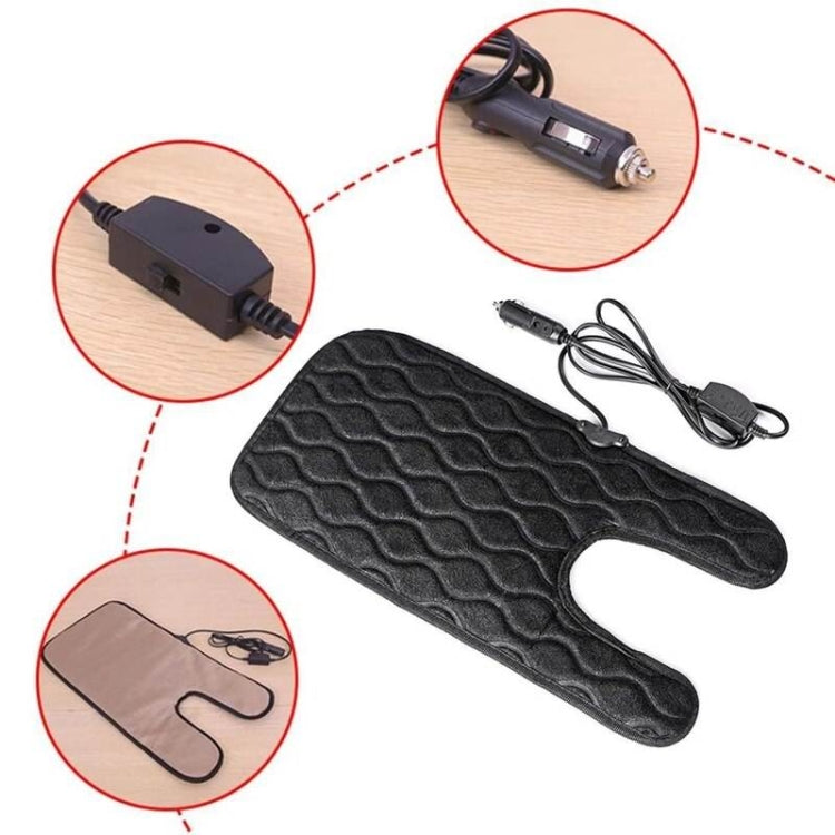 Children Single-Seat Car Winter Electric Heated Seat Cushion(Black) - Seat Accessories by PMC TechLife | Online Shopping South Africa | PMC TechLife | Buy Now Pay Later Mobicred