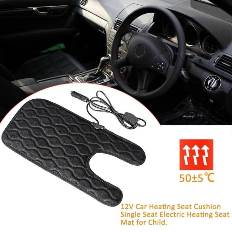 Children Single-Seat Car Winter Electric Heated Seat Cushion(Black) - Seat Accessories by PMC TechLife | Online Shopping South Africa | PMC TechLife | Buy Now Pay Later Mobicred
