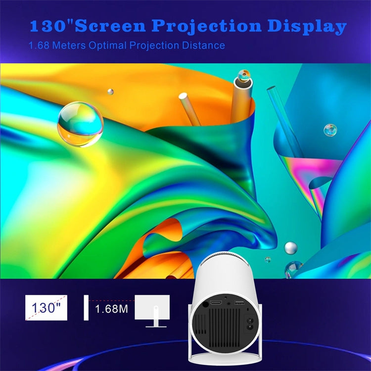 HY300 Smart Projector Android 11.0 System 120 Lumen Portable Projector US Plug - Mini Projector by PMC TechLife | Online Shopping South Africa | PMC TechLife