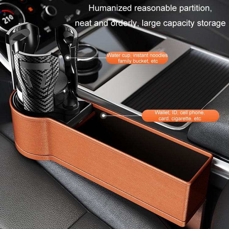 Car Seat Gap Storage Box Car Water Cup Holder Ashtray, Color: Right Beige - free shipping - PMC TechLife - Order now!
