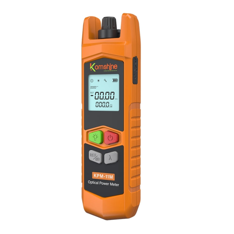 Komshine High Precision Optical Power Meter Mini Fiber Optic Light Attenuation Tester With LED, Specification: A-L/-70dBM to +6DBM - free shipping - PMC Jewellery - Order now!