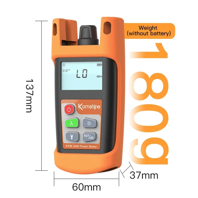 Komshine Mini Handheld Optical Power Meter Fiber Loss Measurement, Specification: KPM-25M-A/-70DBM to +6DBM - Fiber Optic Test Pen by Komshine | Online Shopping South Africa | PMC Jewellery | Buy Now Pay Later Mobicred