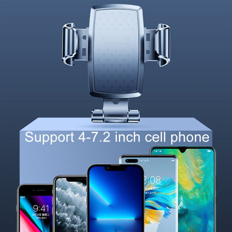 SHUNWEI SD-1132B Car Phone Suction Cup + Air Vent Holder Gravity Sensing Support Bracket(Blue) - Car Holders by SHUNWEI | Online Shopping South Africa | PMC TechLife | Buy Now Pay Later Mobicred