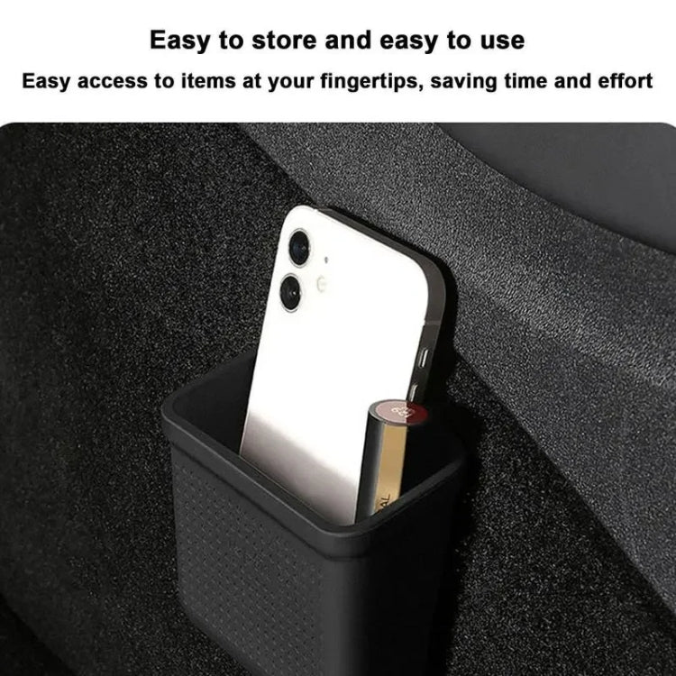 For Tesla Model 3Y Adhesive Sticker Installation Car Silicone Storage Bo(Black) - free shipping - PMC TechLife - Order now!