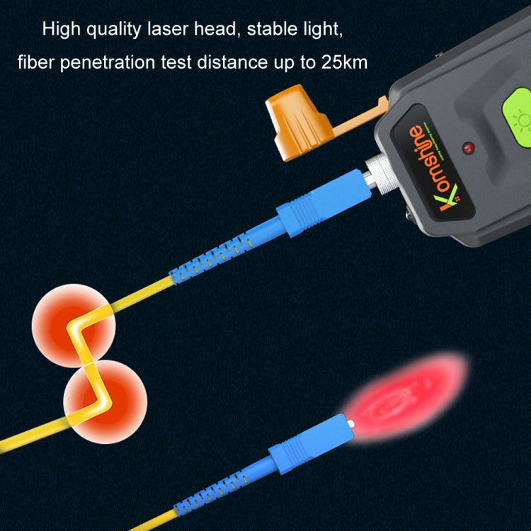 Komshine 15km Mini Optical Fiber Breakpoint Positioning Test Red Light Pen, Specification: KFL-Q-20MW - free shipping - PMC Jewellery - Order now!