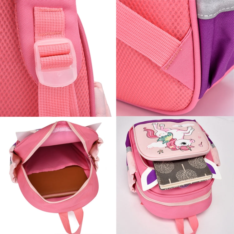 Children Cute Cartoon Shoulder Bag Kindergarten Schoolbag Casual Versatile Backpacks, Style: Pony (Purple) - Double-shoulder Bags by PMC Jewellery | Online Shopping South Africa | PMC Jewellery