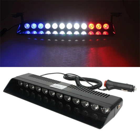 12 LED Car Front Suction Cup High Brightness Strobe Light(Red White Blue) - Warning Lights by PMC Jewellery | Online Shopping South Africa | PMC Jewellery | Buy Now Pay Later Mobicred