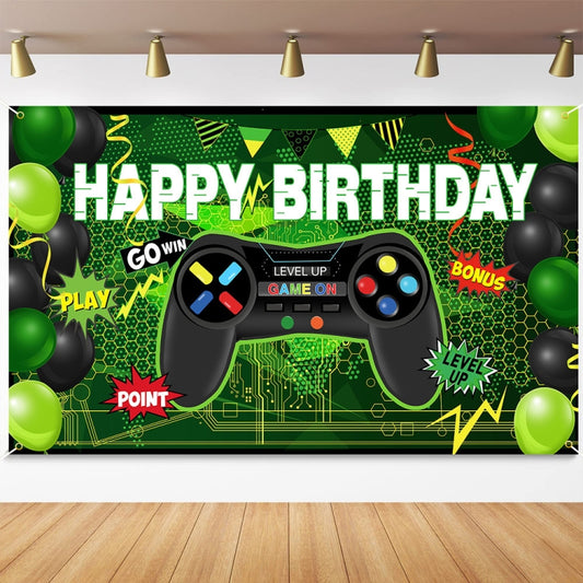 180x110cm Game Console Theme Birthday Background Birthday Party Decoration Banner(2023SRB51) - Birthday Party by PMC Jewellery | Online Shopping South Africa | PMC Jewellery