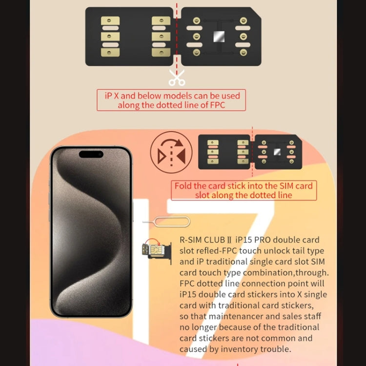 R-SIM CLUB 2 Unlock Card For IOS18 System iPhone Series - Unlock SIM Card by PMC TechLife | Online Shopping South Africa | PMC TechLife | Buy Now Pay Later Mobicred